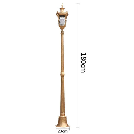 Luminaire Extérieur Jardin Style Européen Antique en Aluminium 1,8m - Luminous Place
