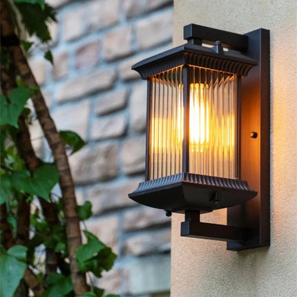 Luminaire Extérieur Applique Murale Aluminium et Verre Borosilicaté Étanche AC85 - 265V - Luminous Place
