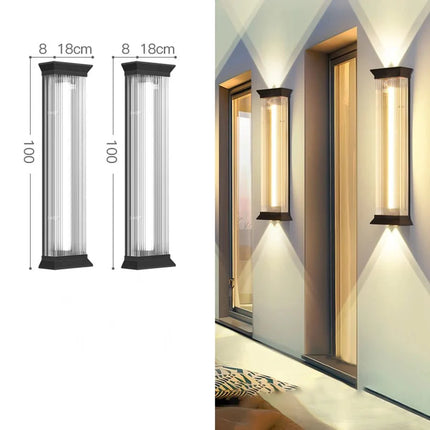 Luminaire Extérieur Applique Murale LED en Acier Inoxydable, Étanche, Design Moderne - Luminous Place
