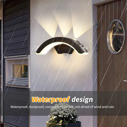 Luminaire Extérieur LED 10W IP66, Applique Murale Moderne à Lumière Blanc Chaud - Luminous Place