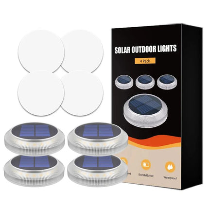 Luminaire Extérieur solaire IP68, lumière blanche chaude, auto ON/OFF pour allée et marches - Luminous Place