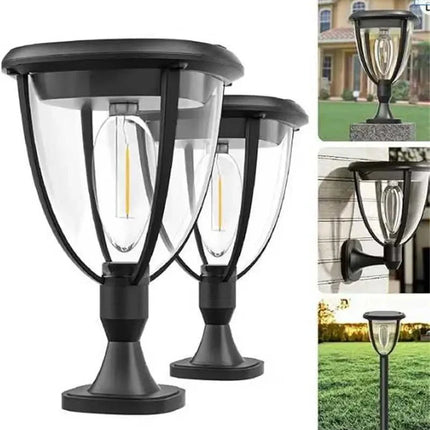Luminaire Extérieur LED Solaire Étanche 360° pour Jardin et Garage - Luminous Place