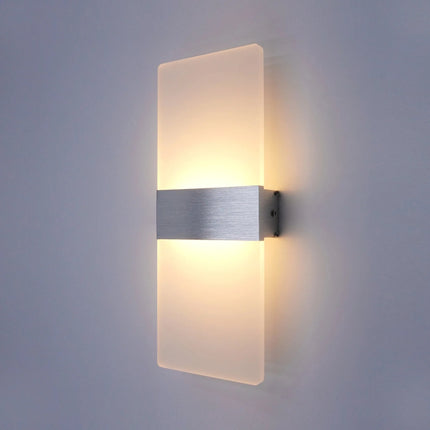 Luminaire Extérieur Applique Murale LED Moderne en Aluminium Acrylique, Lumière Chaude - Luminous Place
