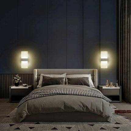 Luminaire Extérieur Applique Murale LED Moderne en Aluminium Acrylique, Lumière Chaude - Luminous Place