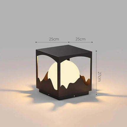Luminaire Extérieur Colonne Moderne en Acier Inoxydable IP65 pour Jardin et Villa - Luminous Place