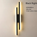 Noir droite / 3 Couleurs (Chaud, neutre, froid)s dimmable