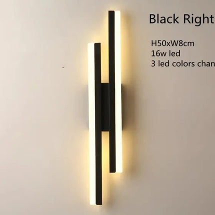 Luminaire Extérieur Applique Murale LED Métal et Acrylique, Design Moderne à Intensité Variable - Luminous Place