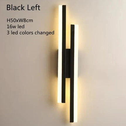Luminaire Extérieur Applique Murale LED Métal et Acrylique, Design Moderne à Intensité Variable - Luminous Place