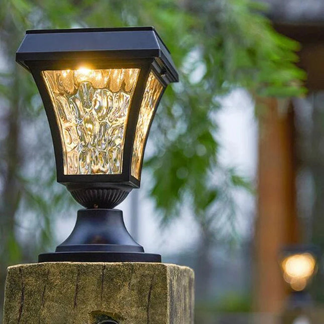 Luminaire Extérieur LED Solaire IP55 Aluminium pour Jardin et Clôture - Luminous Place