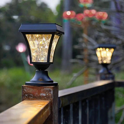 Luminaire Extérieur LED Solaire IP55 Aluminium pour Jardin et Clôture - Luminous Place