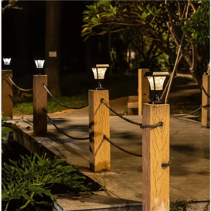 Luminaire Extérieur LED Solaire IP55 Aluminium pour Jardin et Clôture - Luminous Place