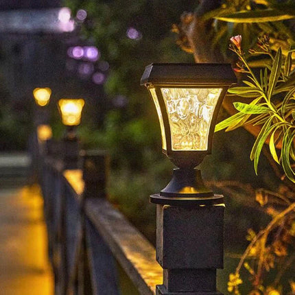 Luminaire Extérieur LED Solaire IP55 Aluminium pour Jardin et Clôture - Luminous Place