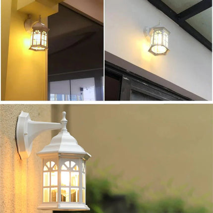 Luminaire Extérieur Applique Murale Rétro Vintage E27 Aluminium Étanche - Luminous Place