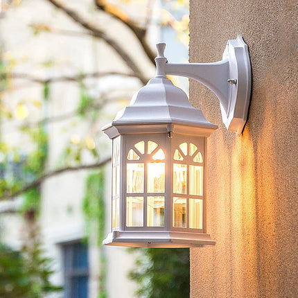 Luminaire Extérieur Applique Murale Rétro Vintage E27 Aluminium Étanche - Luminous Place