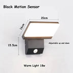 Détecteur de mouvement noir