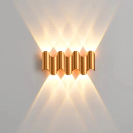Luminaire Extérieur Applique Murale Moderne en Aluminium Noir IP65 - Luminous Place