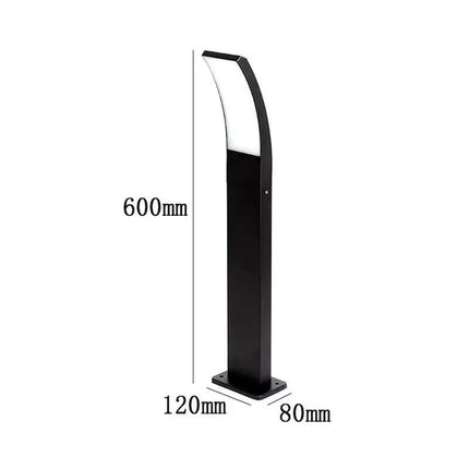 Luminaire Extérieur LED Carré en Aluminium, Éclairage de Pelouse IP65 - Luminous Place