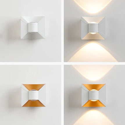 Luminaire Extérieur LED Étanche en Aluminium, Design Nordique Moderne, 6/10/12W, Lumière Chaude ou Blanche, AC 110/220V - Luminous Place