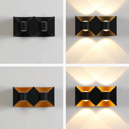 Luminaire Extérieur LED Étanche en Aluminium, Design Nordique Moderne, 6/10/12W, Lumière Chaude ou Blanche, AC 110/220V - Luminous Place