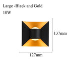 Large 2LED D / Blanc froid (5500-7000K)