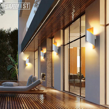 Luminaire Extérieur LED IP65 Spirale Design Nordique Lumière Chaude - Luminous Place