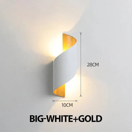 Luminaire Extérieur LED IP65 Spirale Design Nordique Lumière Chaude - Luminous Place