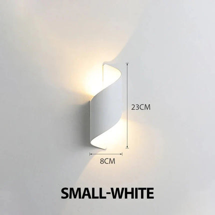 Luminaire Extérieur LED IP65 Spirale Design Nordique Lumière Chaude - Luminous Place