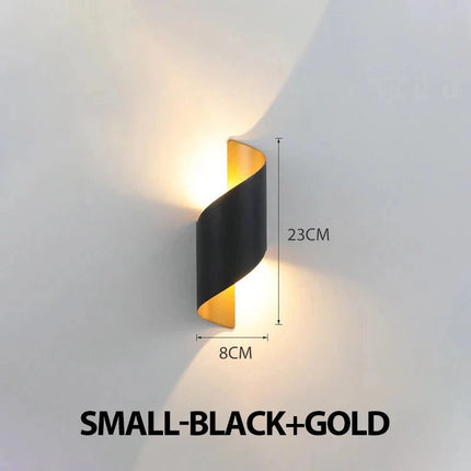 Luminaire Extérieur LED IP65 Spirale Design Nordique Lumière Chaude - Luminous Place