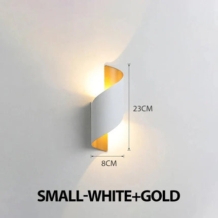 Luminaire Extérieur LED IP65 Spirale Design Nordique Lumière Chaude - Luminous Place