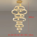 B-7 anneaux / Or / Lumière chaude