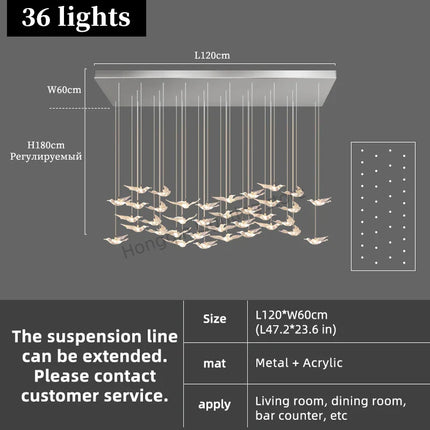 Lustre suspendu en verre et métal style moderne pour hall d’hôtel