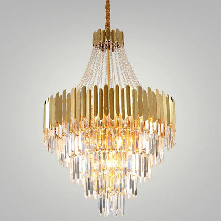 Lustre moderne en cristal de luxe pour salon, éclairage LED suspendu