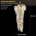 de Diamètre 100xH260cm / Lumière Blanche