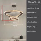 2 Cercle 50cm / Lumière Naturellle / Or