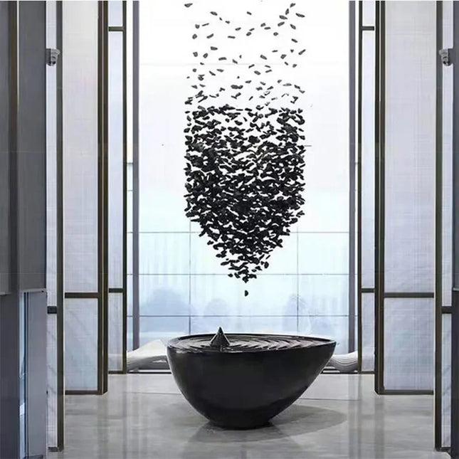 Lustre LED moderne en cristal pour escalier et salon, lumière chaude