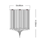 Diamètremètre 80xH150cm / Transparent - / Lumière chaude