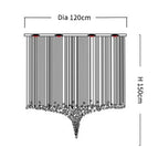 Diamètremètre 120xH150cm / Transparent - / Lumière chaude