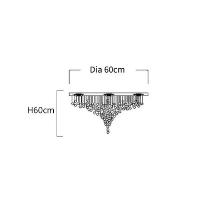 Lustre LED moderne en cristal pour escalier et salon, lumière chaude