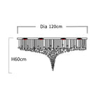 Diamètremètre 120xH60cm / Transparent - / Lumière chaude
