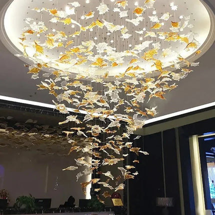 Lustre suspendu en cristal moderne pour salon, salle à manger et hôtel