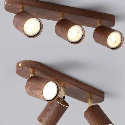 Plafonnier LED en aluminium à têtes réglables, ampoule GU10, 110-220V