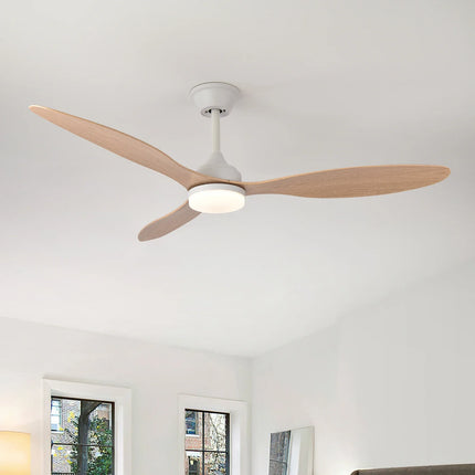 Plafonnier ventilateur LED à profil bas 25-52" avec télécommande, intérieur et extérieur couvert