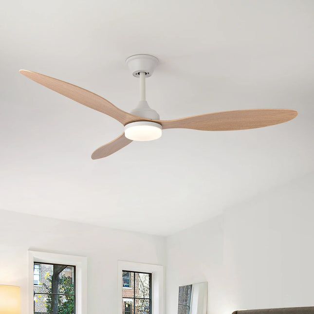 Plafonnier ventilateur LED à profil bas 25-52" avec télécommande, intérieur et extérieur couvert