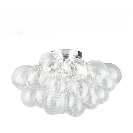 Plafonnier boule de verre moderne nordique G9 pour salon et cuisine