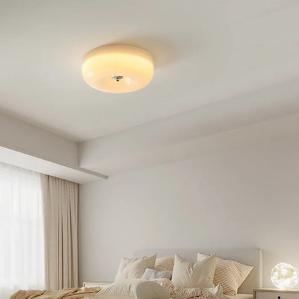 Plafonnier en verre style rétro Bauhaus pour chambre à coucher