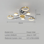 6 lumières