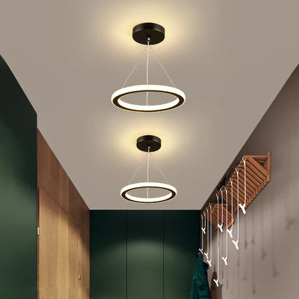 Plafonnier LED moderne à intensité variable pour balcon et couloir 110-220V