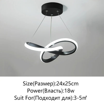 Plafonnier LED moderne à intensité variable pour balcon et couloir 110-220V