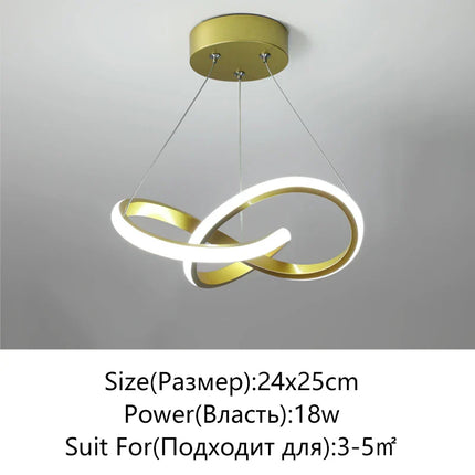Plafonnier LED moderne à intensité variable pour balcon et couloir 110-220V
