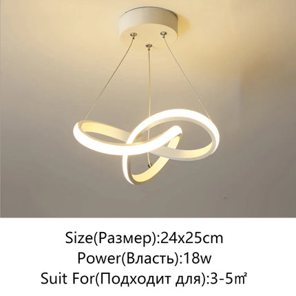 Plafonnier LED moderne à intensité variable pour balcon et couloir 110-220V